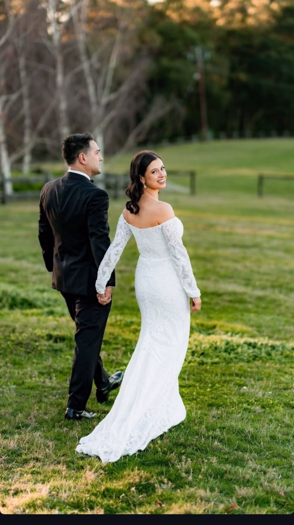 Fresh, dewy bridal skin and makeup by Ann-Marie Kriston